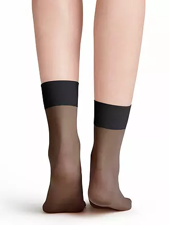 FALKE | Socquettes PURE MATT 20 DEN powder | schwarz